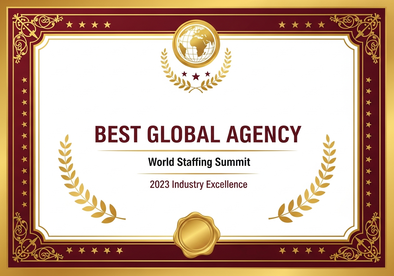 World Staffing Summit Best Global Agency 2023